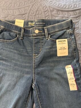 Signature by Levi Strauss Pull-On Super Skinny Jeans kids Size 18 NWT Stretch